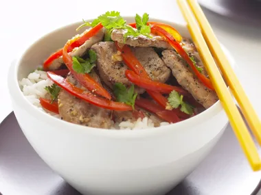 Pork with Garlic and Coriander