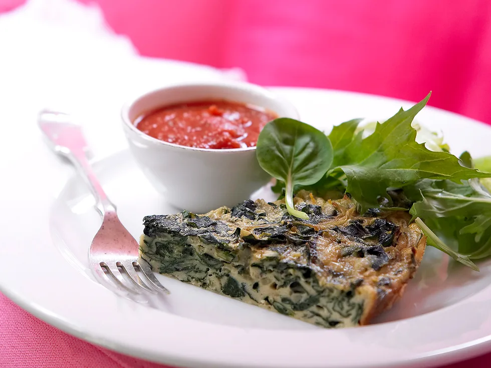 Sliverbeet and Blue Cheese Pie