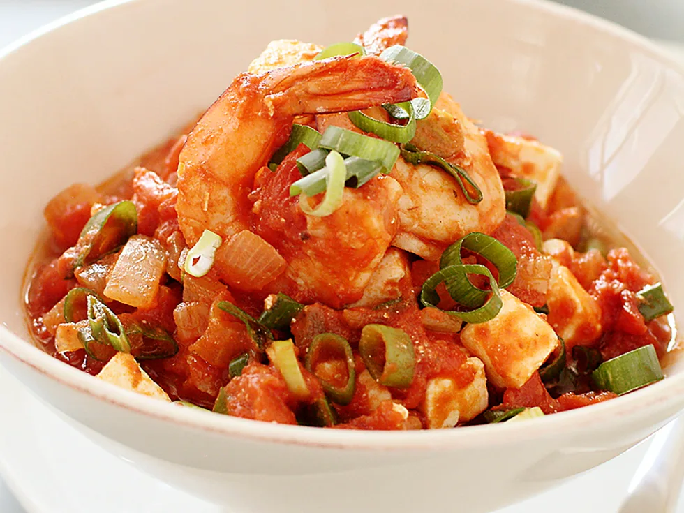 Tomato Prawns