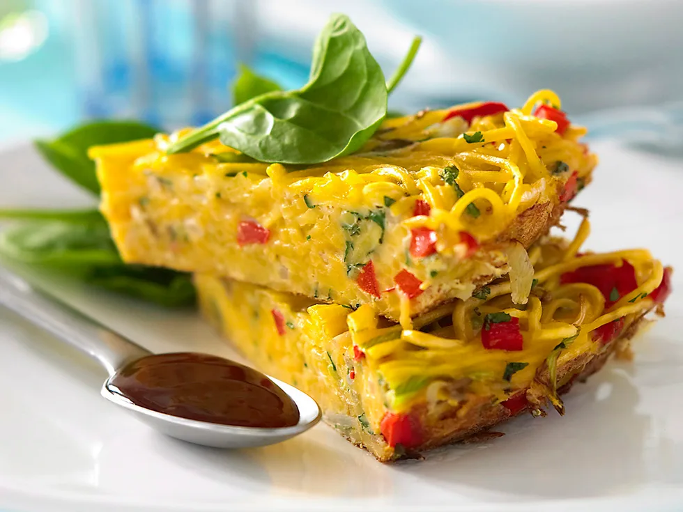 Noodle Omelette