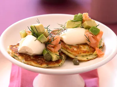 Ricotta and Smoked Salmon Fritters