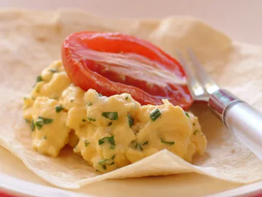 Herbed Egg Tortilla Rolls