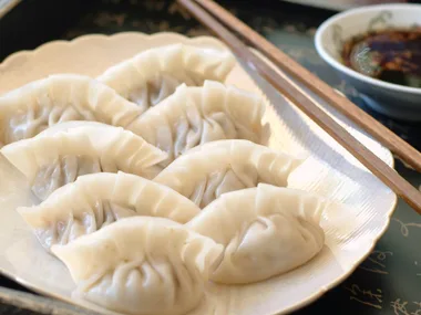Pork Sui Mai with Vinegar Soy Dressing