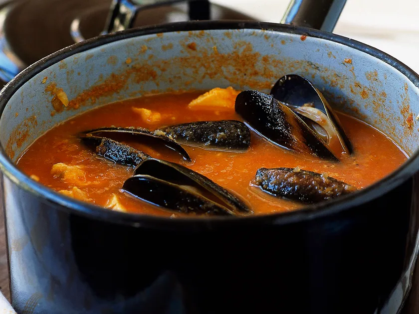 Bouillabaisse with rouille
