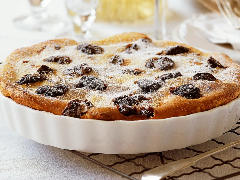Prune clafoutis