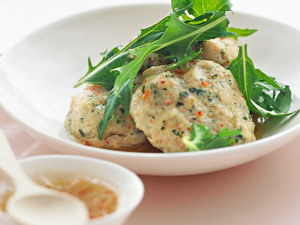 Prawn Cakes with Dipping Sauce