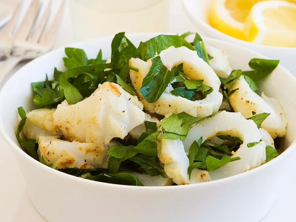 Calamari and Parsley Salad