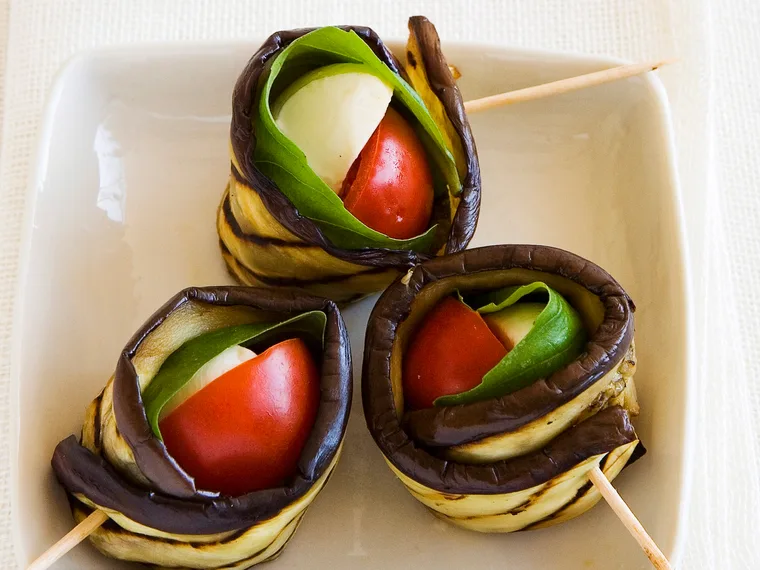 Grilled Eggplant Rolls