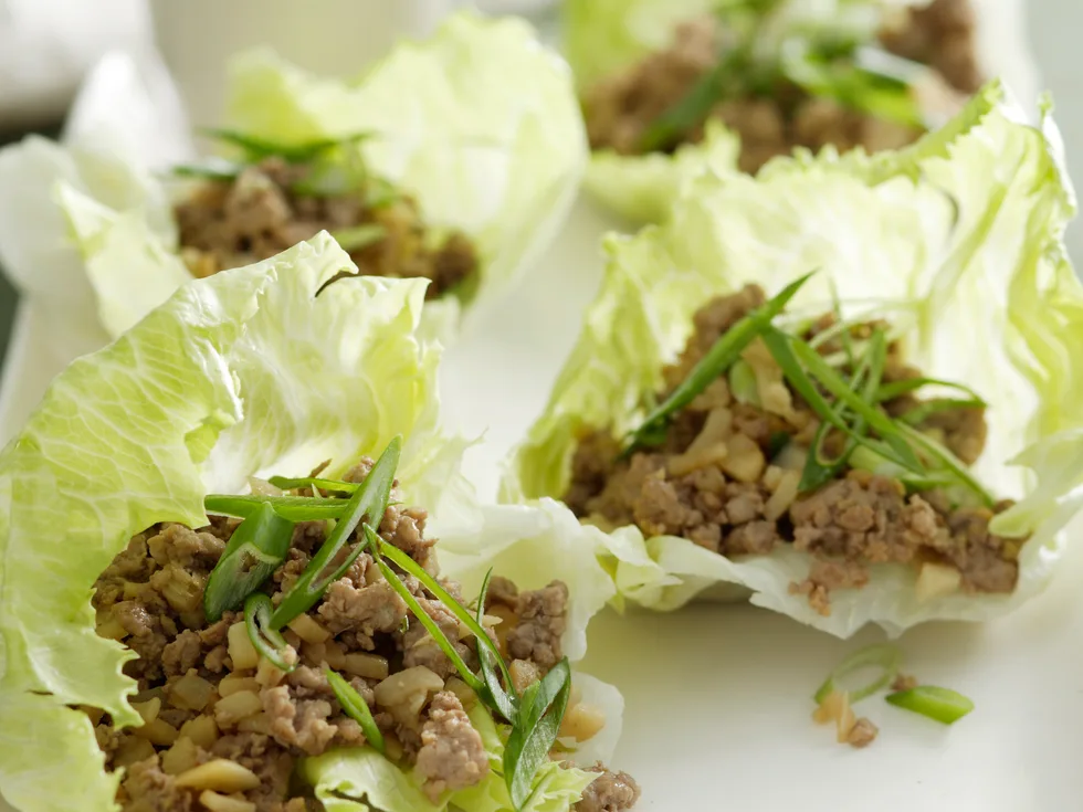 Pork and Lemongrass Lettuce Cups