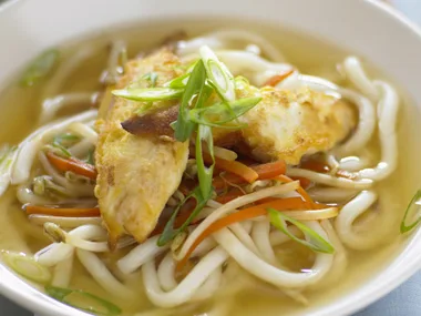Chicken and Udon Noodle Soup
