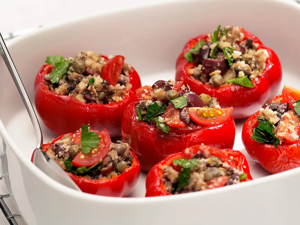 Roasted Baby Red Capsicums