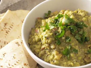 Dhal with Naan Bread