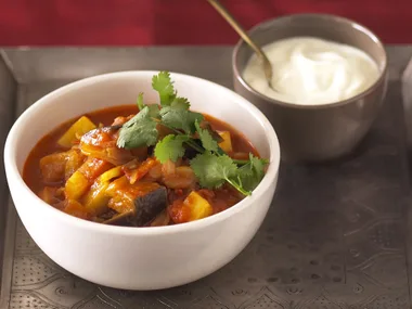 Spicy Eggplant and Tomatoes