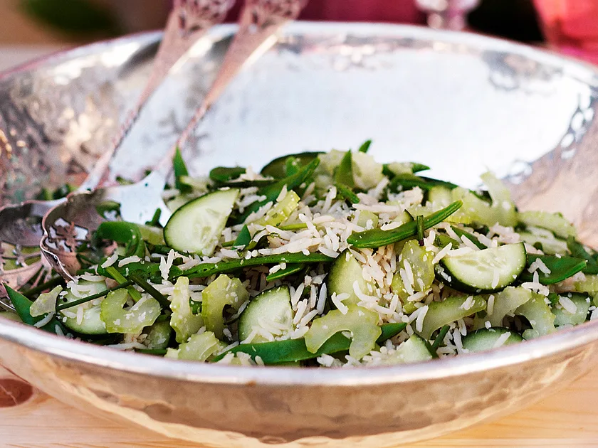 Coconut rice salad