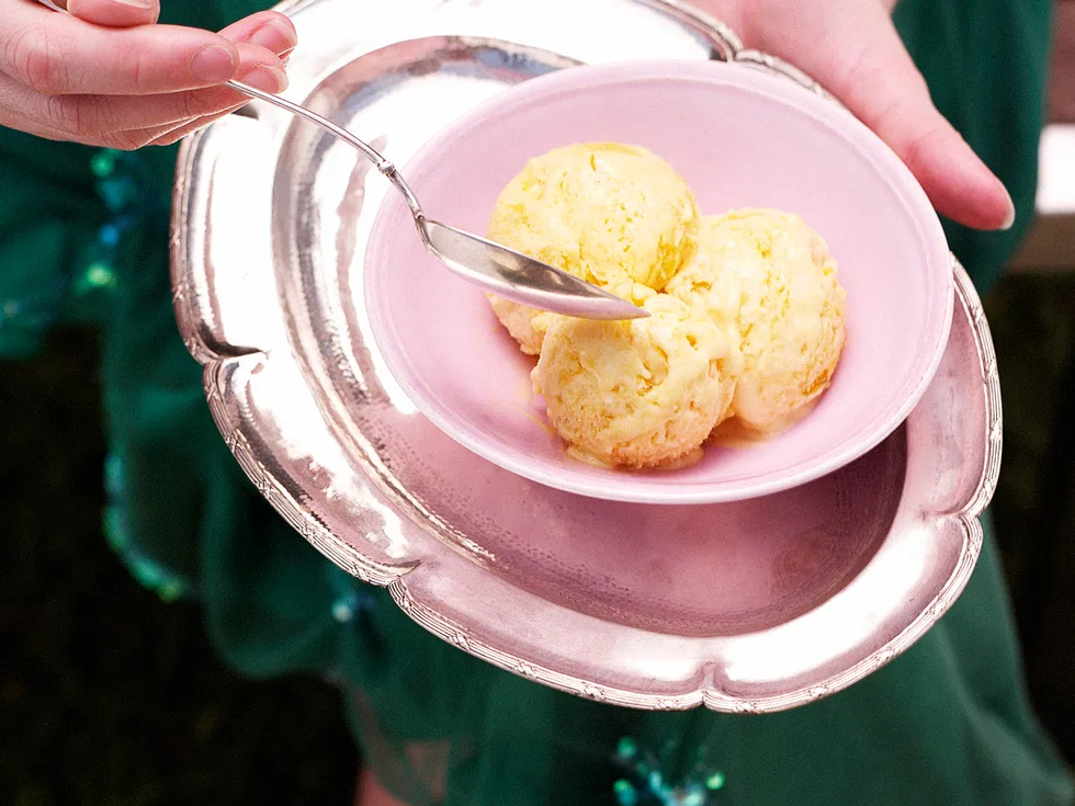 Mango Ripple Ice-Cream