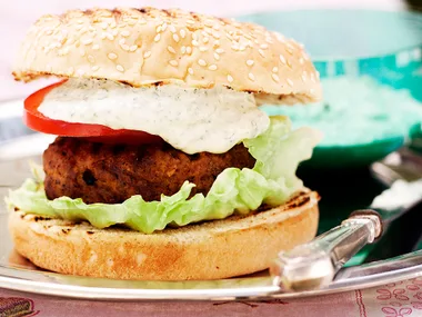 Spicy Lamb Burgers