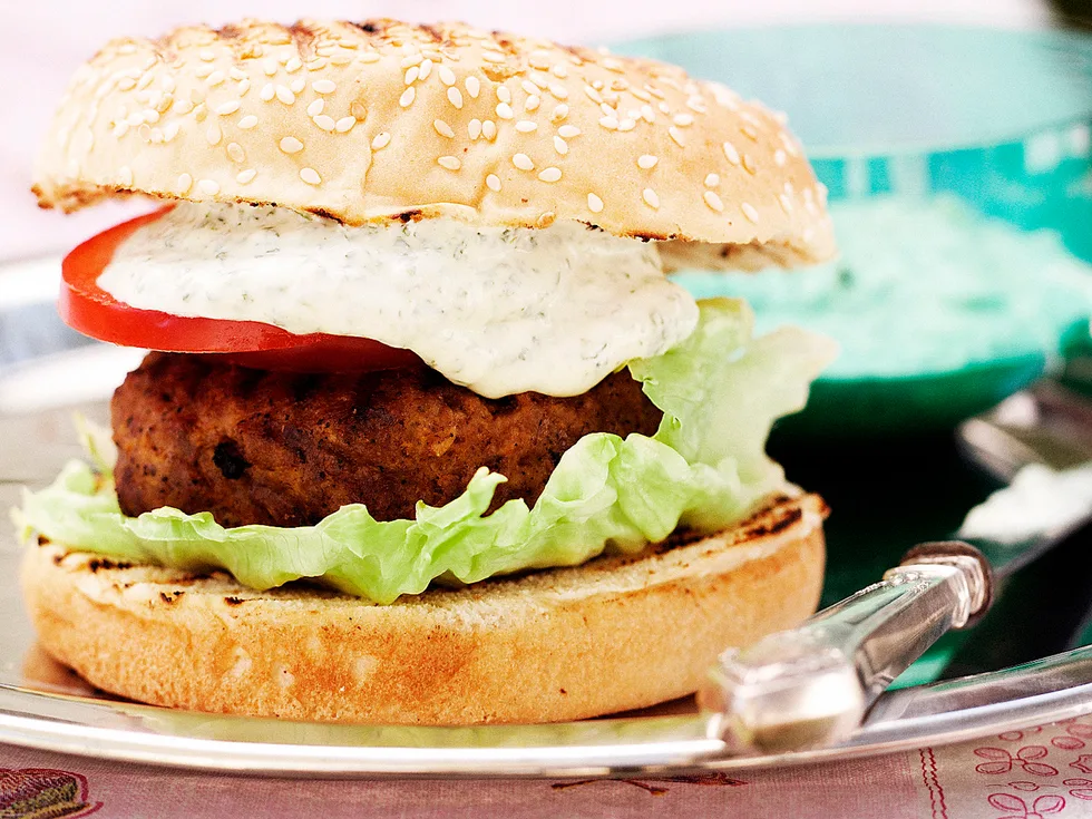 Spicy Lamb Burgers