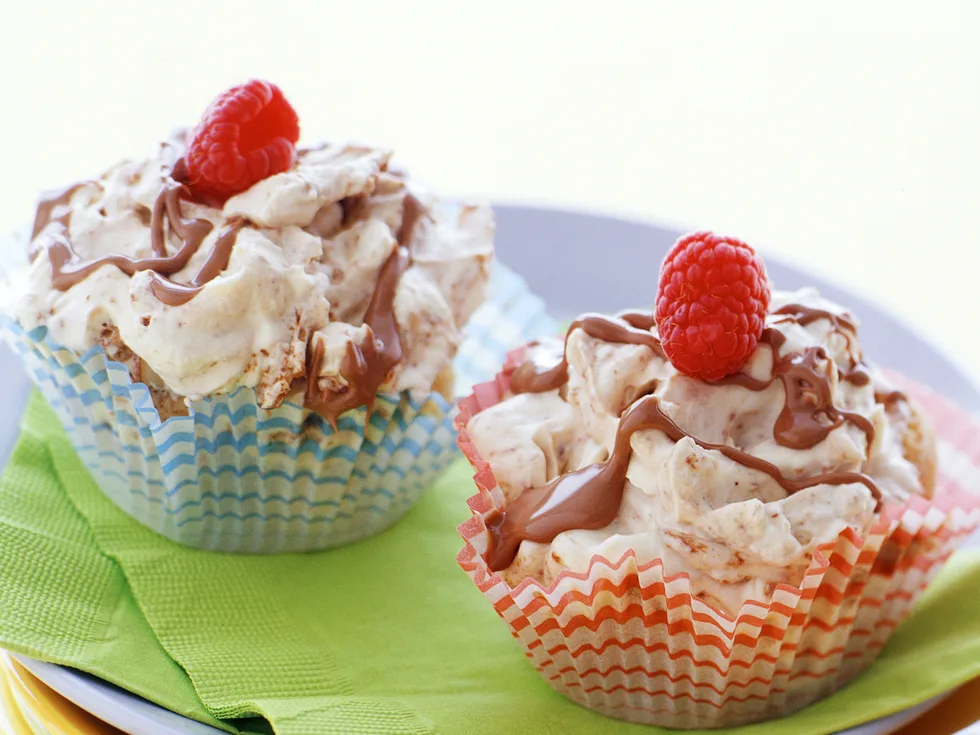 Raspberry Sundaes