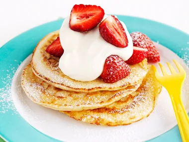 Whipped Cream and Strawberry Stack