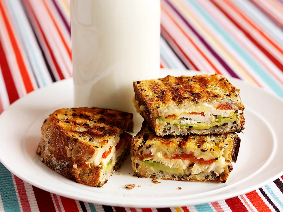 Chicken, Avocado and Camembert Jaffle