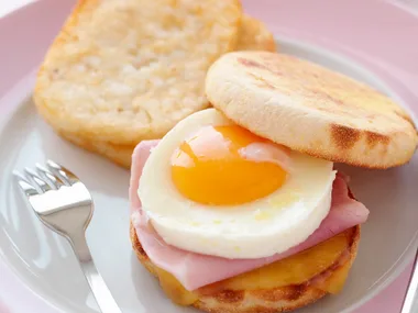 Ham and Egg Burger