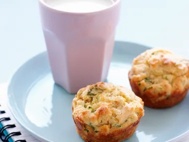 Zucchini, Corn and Cheese Muffins