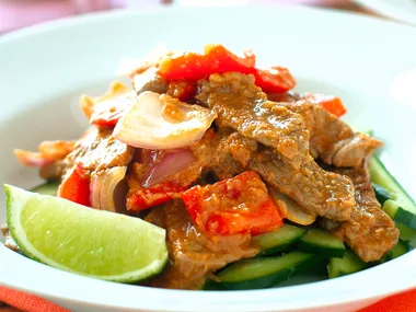 Lime Satay Beef Stir-fry