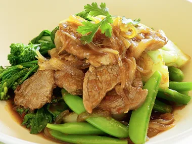 Pork and Asian Greens Stir-Fry