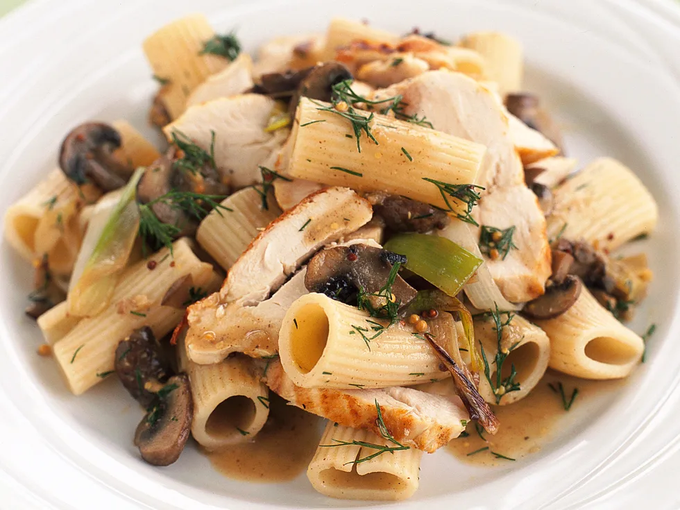Chicken and Mushroom Rigatoni