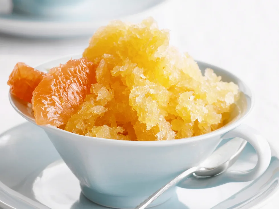 Ruby Grapefruit Granita