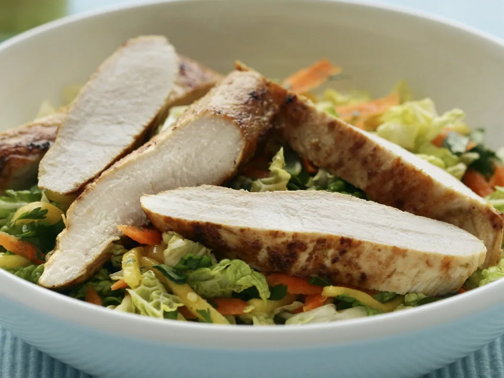 Sugar and Lime Chicken with Coleslaw