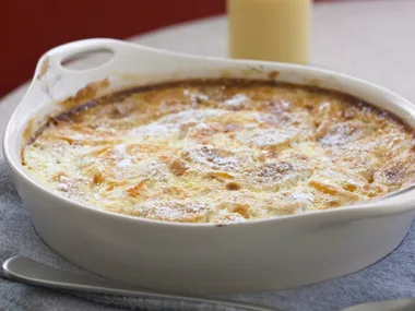 Peach and Banana Clafoutis