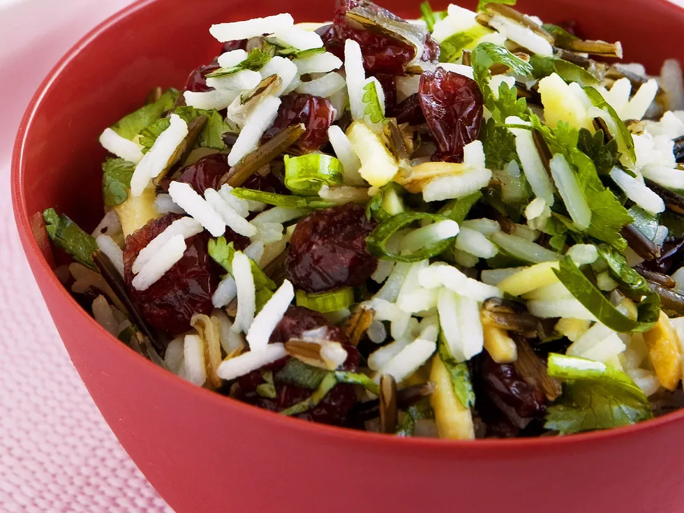 Crunchy Cranberry and Rice Salad