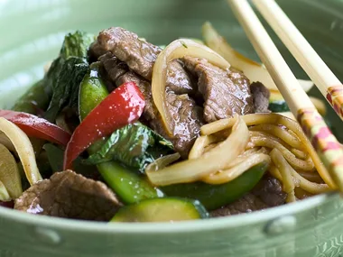 Beef and Vegetable Noodles