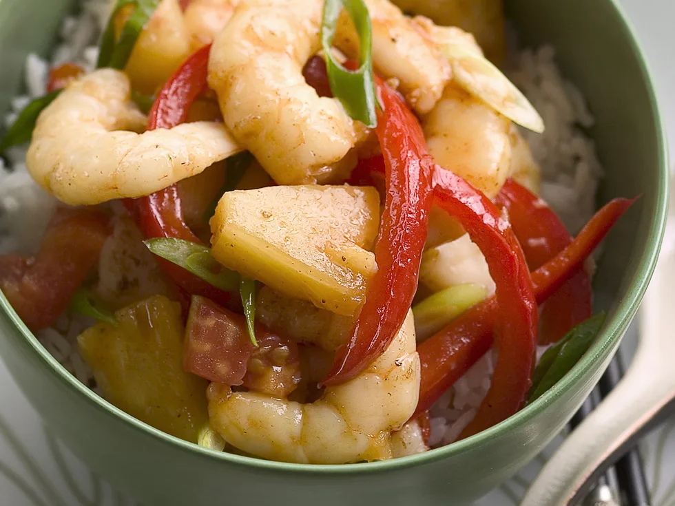 Honey Garlic Prawns