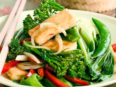 Tofu and Mixed Vegetables