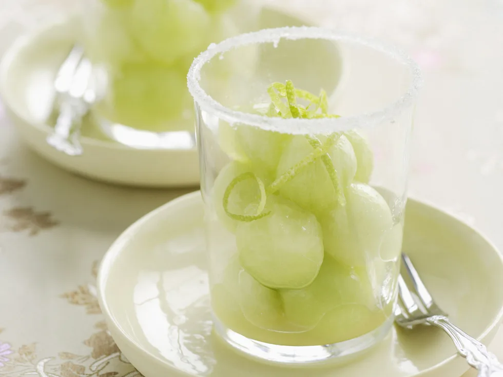 Chilled Ginger and Lime Honeydew