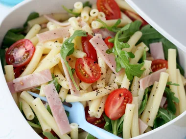 Pasta, Tomato and Cheese Salad