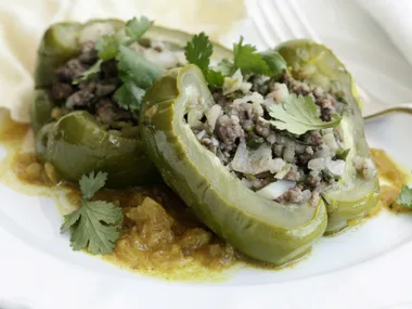 Stuffed Capsicum Curry