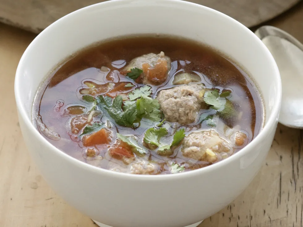Tomato Meatball Soup