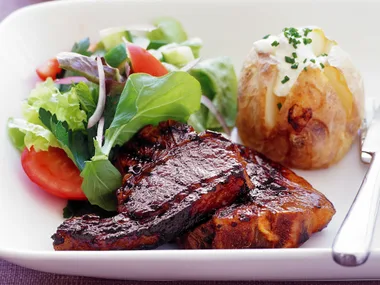 Barbecued Lamb Short Loin Chops