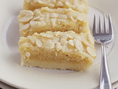 Almond Slice with Apricot Glaze