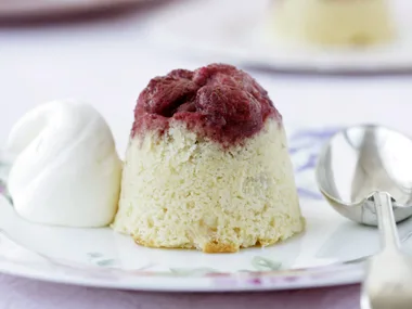 Upside-Down Strawberry Muffins