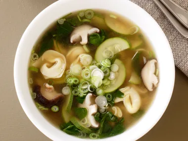 Mushroom and Tortellini Soup