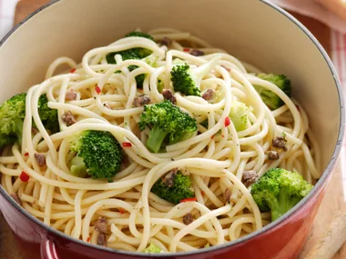 Bucatini with Broccoli and Chilli