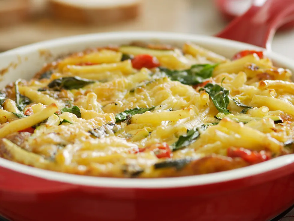 Macaroni and Zucchini Frittata