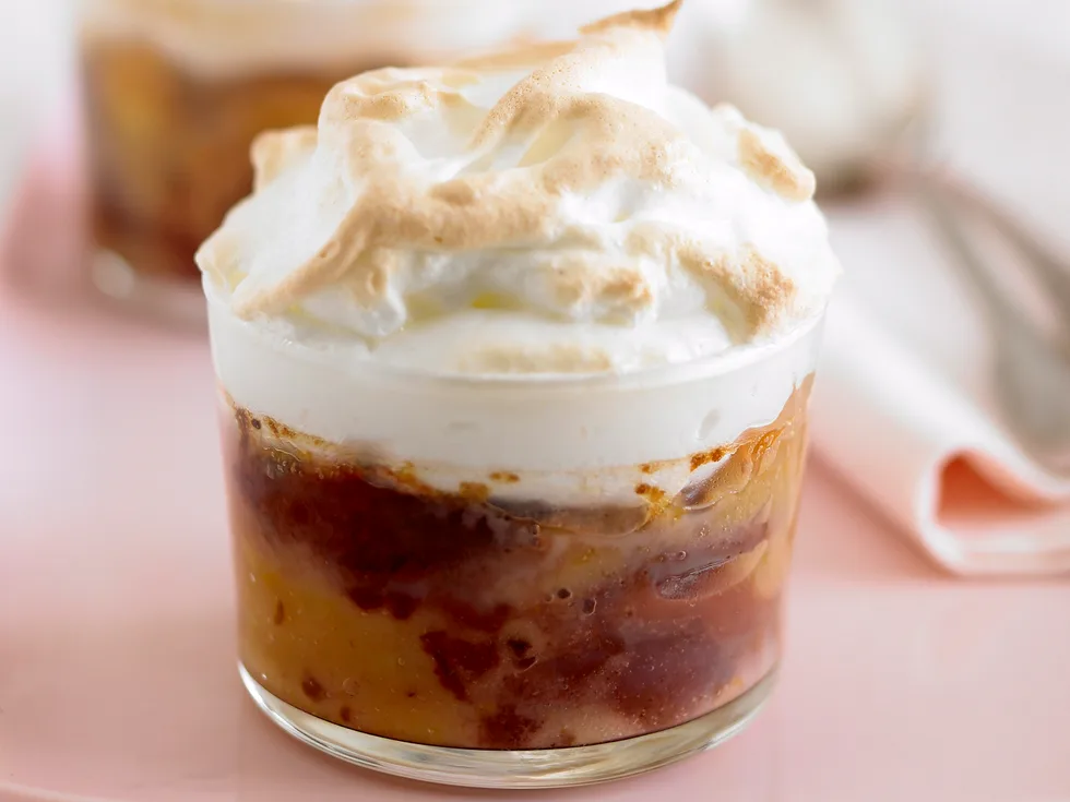 Plum Meringue Pudding