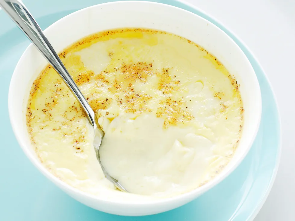 Baked Rice Custard