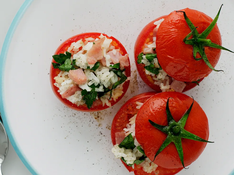 Baked Stuffed Tomatoes