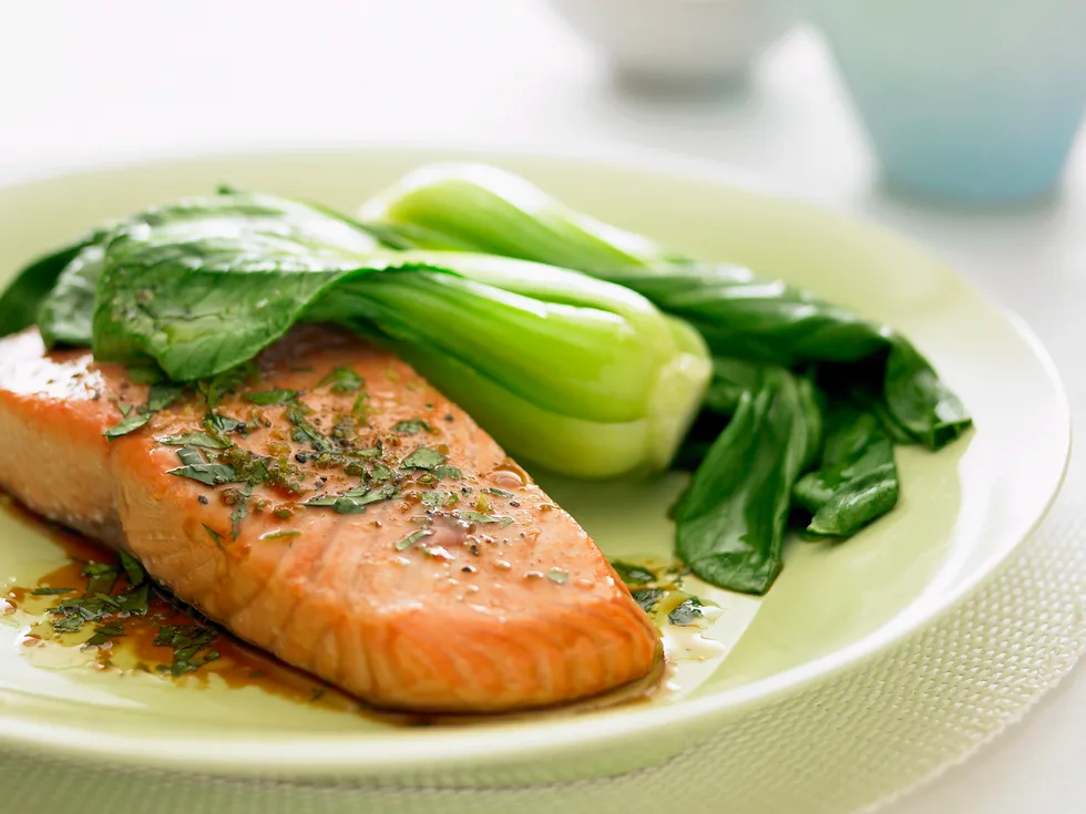 Roasted Salmon with Lime and Coriander